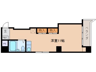 近鉄四日市駅 徒歩9分 5階の物件間取画像